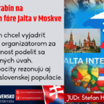 JUDr. Štefan Harabin na medzinárodnom fóre Jalta v Moskve